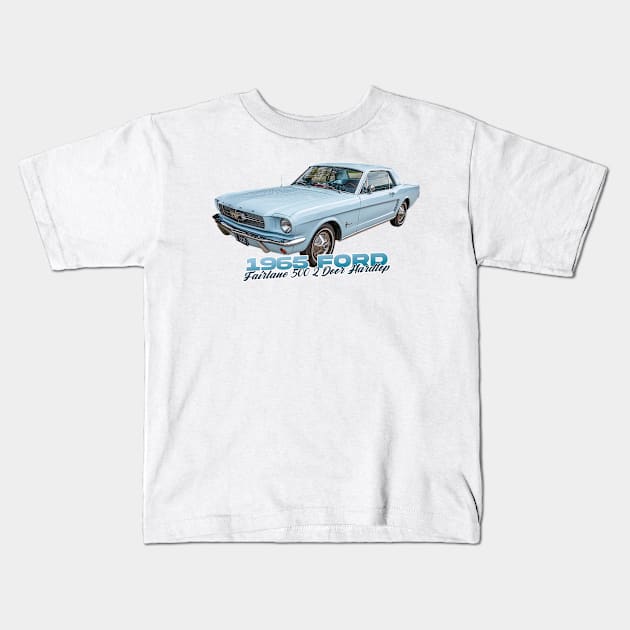 1965 Ford Fairlane 500 2 Door Hardtop Kids T-Shirt by Gestalt Imagery